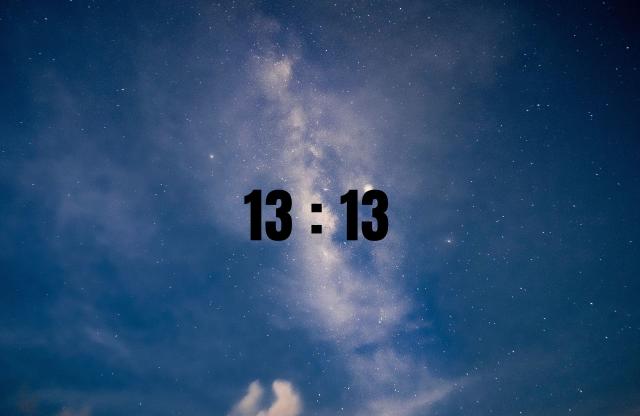 Heure miroir 13h13 : une fenêtre sur le monde mystique du temps